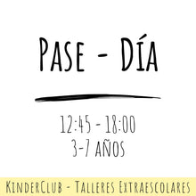 Cargar imagen en el visor de la galería, Taller Extraescolar - (1 día) PASE DÍA