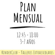 Taller Extraescolar - PLAN MENSUAL