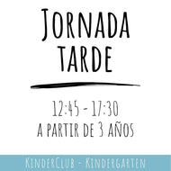 Kindergarten - Mensualidad / Monatsbeitrag - JORNADA TARDE (12:45 - 17:30 hrs)